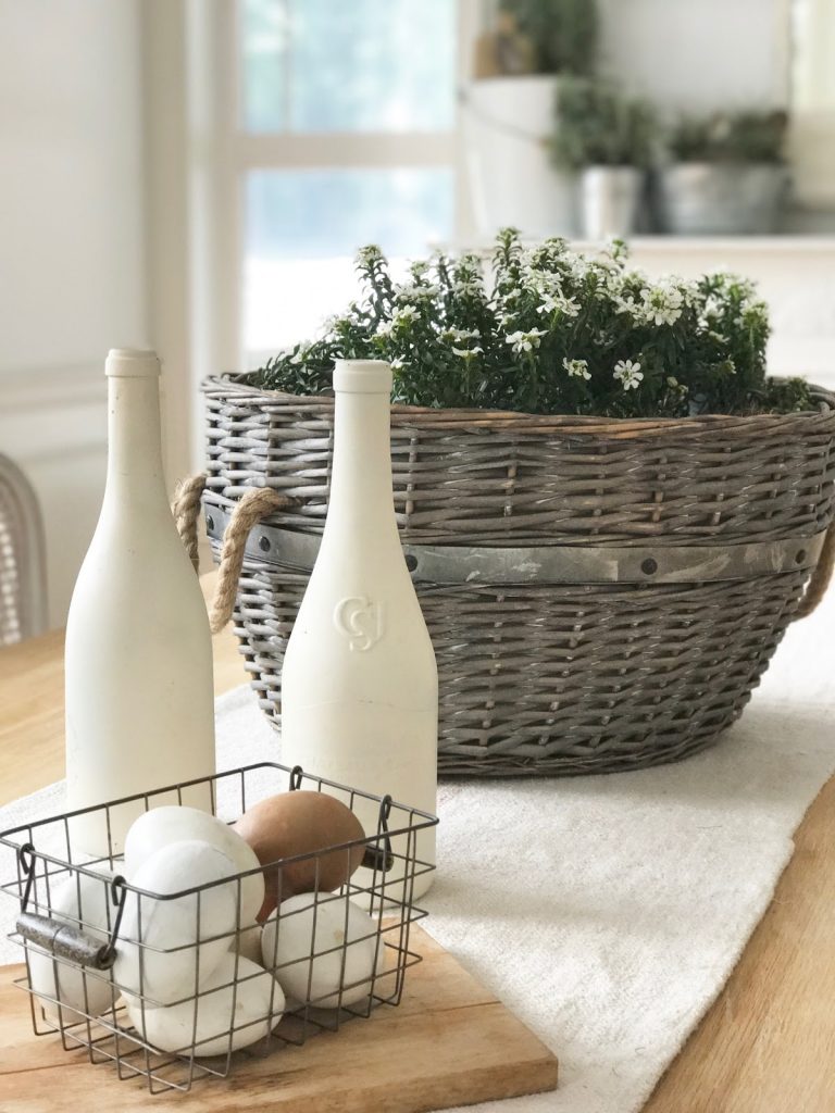 Farmhouse Style Spring Decorating Idea