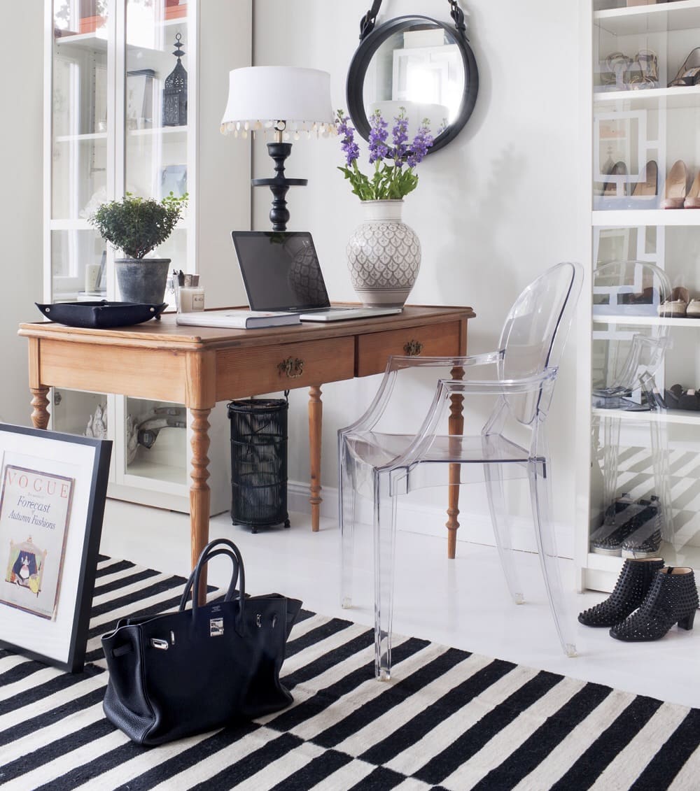 Ghost Chair in a Chic Office Space