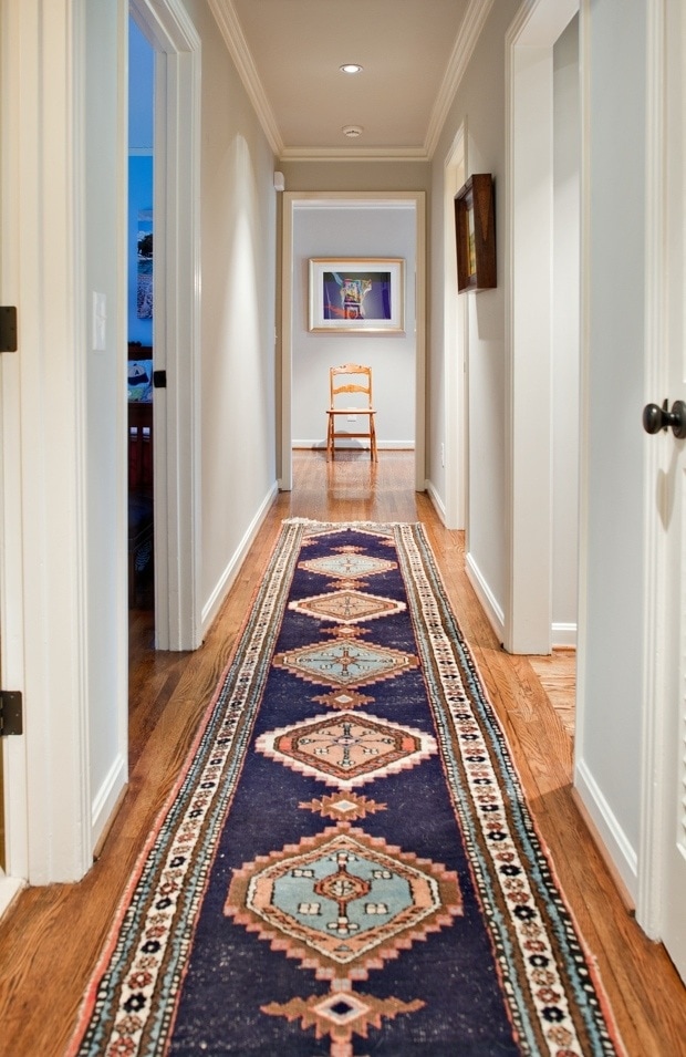  Hallway with Beautiful, Long, Narrow Rug