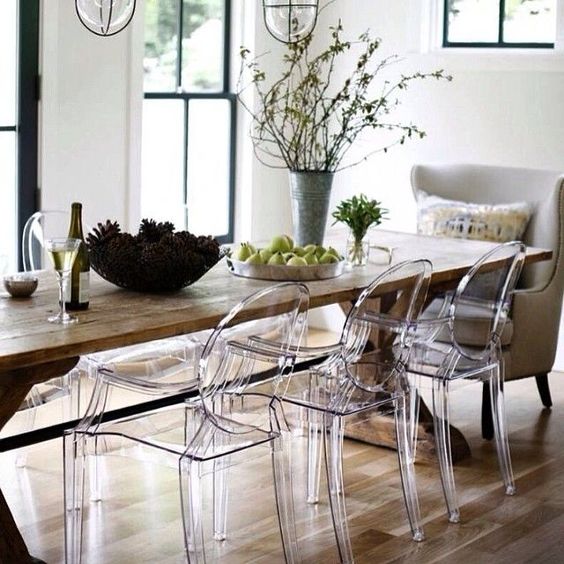 17 Stunning Ghost Chair Inspirations, Dining Room Sentence Examples