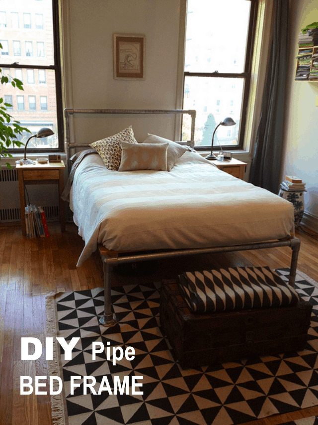 DIY Pipe Bed Frame