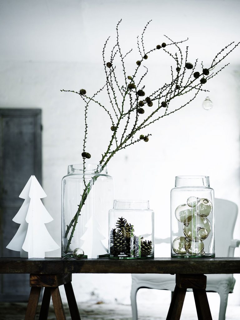 Minimalist Christmas Decor with Branches