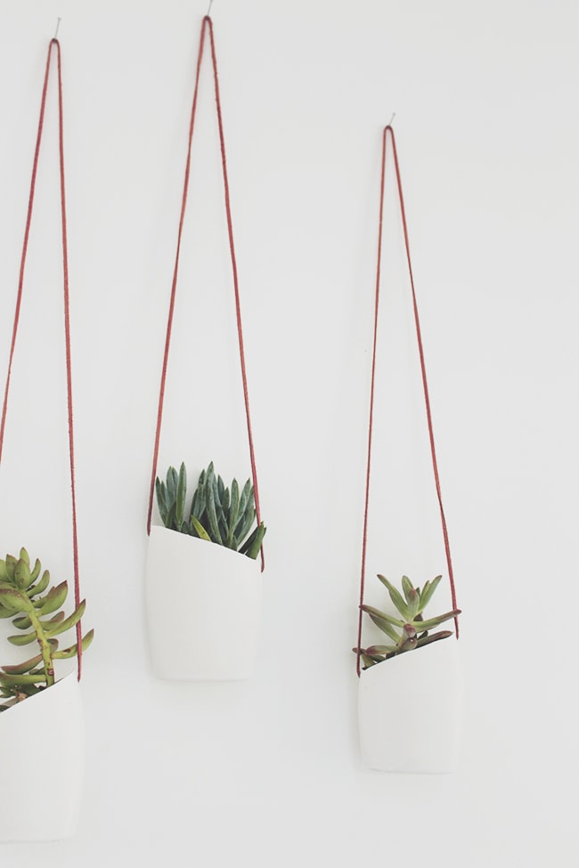DIY Upcycled Plant Hangers