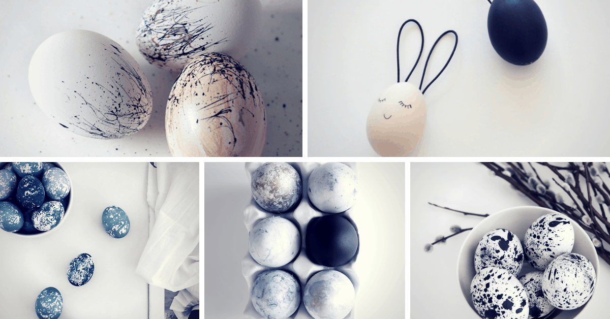 minimalistic easter egg ideas