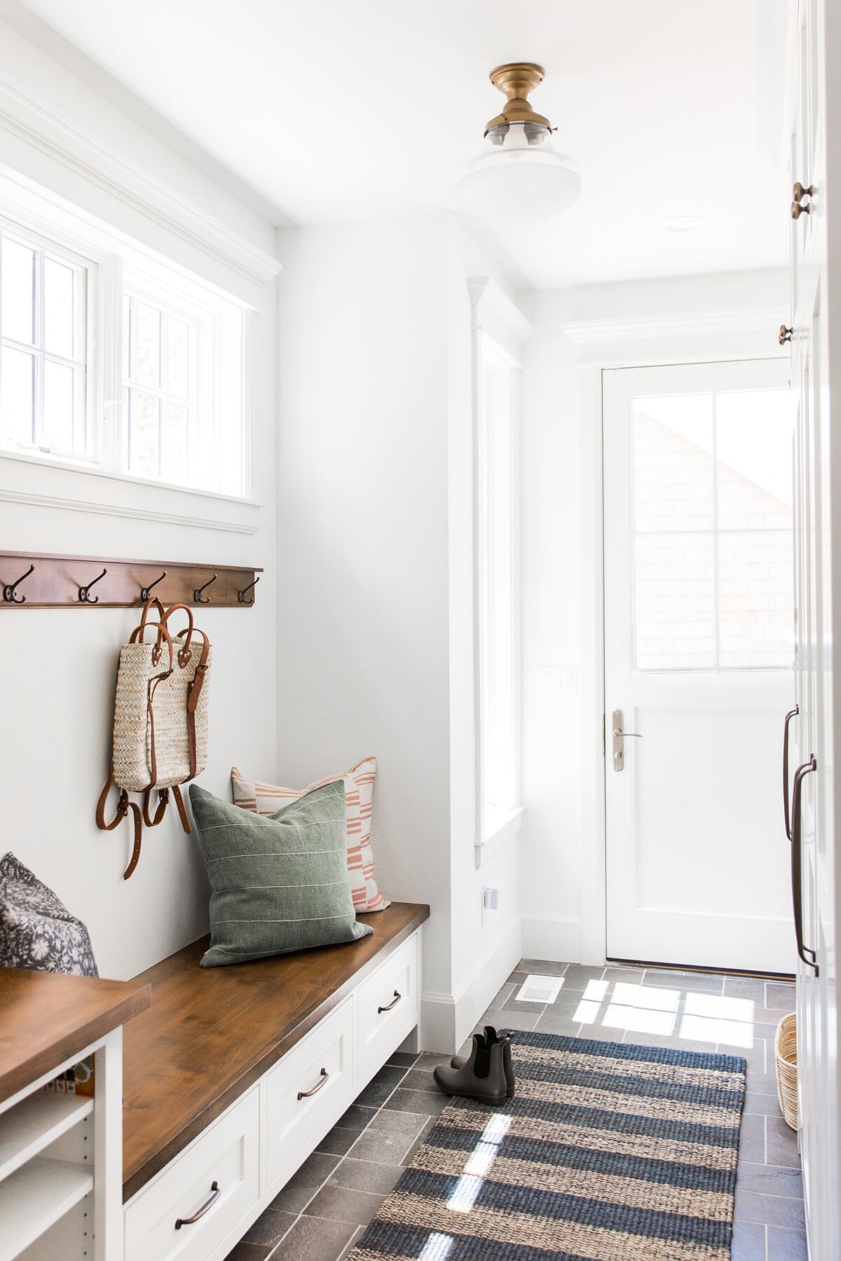 Country Club Inspired Mudroom