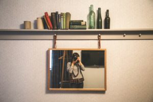 framed mirror