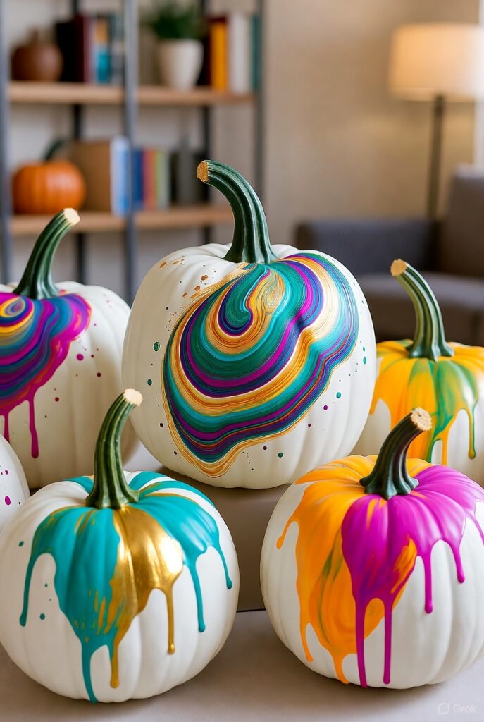 Abstract Art Pumpkins