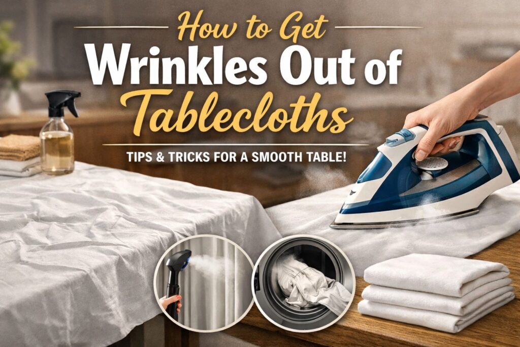 How to Get Wrinkles Out of Tablecloths