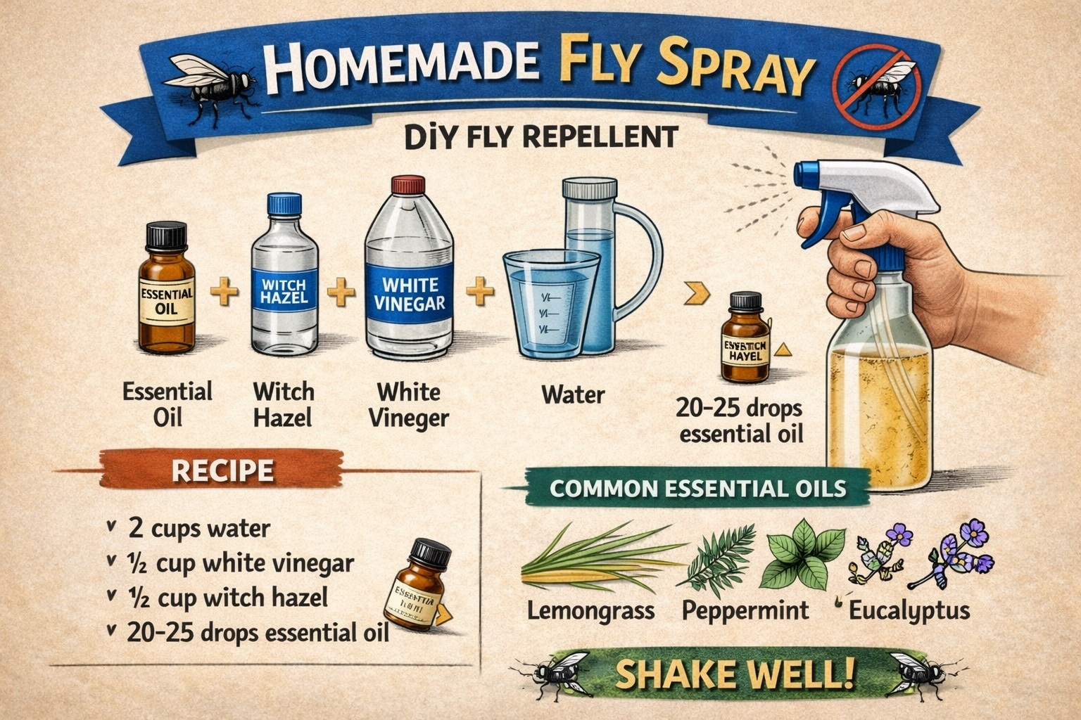 homemade fly spray