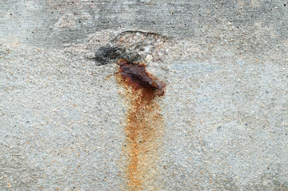 Rust Shows Up on Concrete