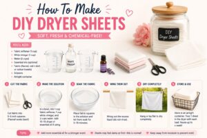 DIY dryer sheets