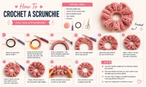 How To Crochet A Scrunchie