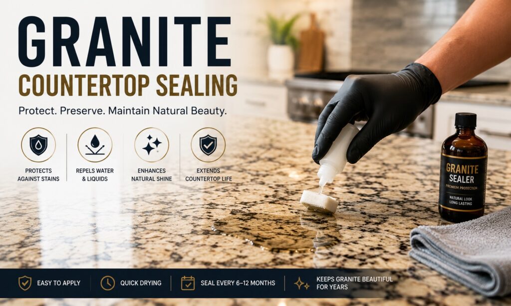 Granite Countertop Sealing